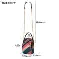 thumbnail image 2 of FORMRS Crossbody Bag for Women Quilted Travel Shoulder Cell Phone Purse with Chain Strap Handbag, Pink Geometric, 2 of 7
