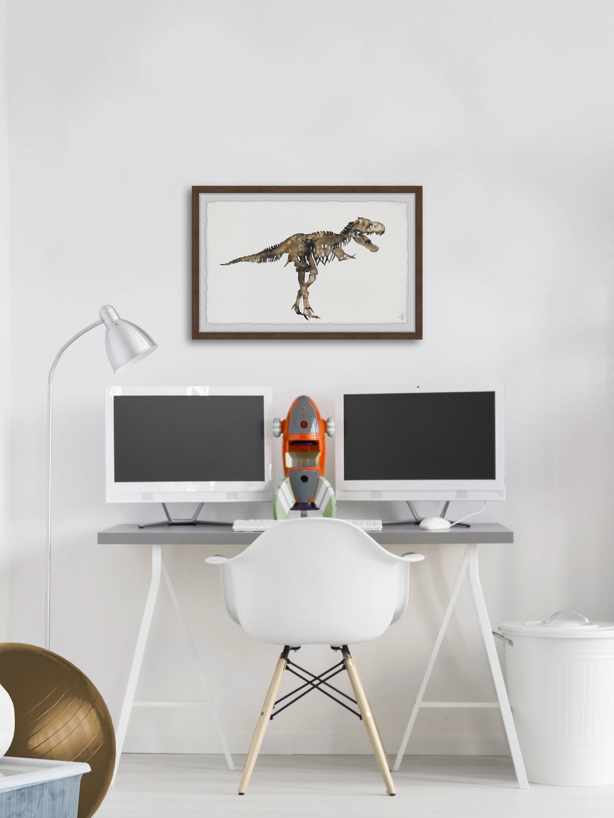 Marmont Hill T-Rex Skeleton Framed Wall Art