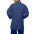 thumbnail image 3 of Panda Uniform by HeedFit Men's Lab Coat, 3 Pockets, Button Front, 31", Medium, Navy, 3 of 6