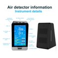 thumbnail image 4 of 10 In 1 Air Quality Detector CO2 Tester PM2.5 PM10 TVOC HCHO Formaldehyde Monitor Time LCD Display Infrared Sensor ,High-Precision Sensor, 4 of 7