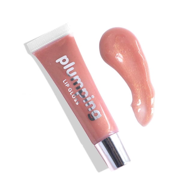 Brillant à Lèvres Repulpant Hydratant Repulpeur Brillant Gelée Brillant à Lèvres Rouge à Lèvres Liquide Naturel pour Femmes et Filles (Glitter Glossy, 01#)
