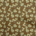 thumbnail image 1 of oneOone Viscose Chiffon Brown Fabric Kids Floral Sewing Fabric By The Yard Printed Diy Clothing Sewing Supplies 42 Inch Wide, 1 of 4