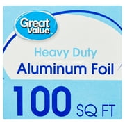 Great Value Heavy Duty Aluminum Foil, 100 sq ft