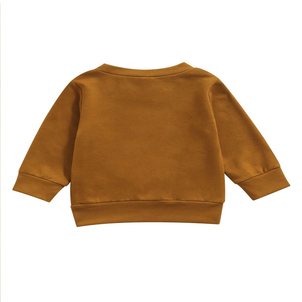 Toddler Baby Boys Sweatshirt MAMA”S LITTLE MAN Long Sleeve - Main Image