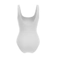 thumbnail image 4 of CHGBMOK Womens One Piece Swimsuit Solid Tummy Control Bathing Suit Square Neck Spaghetti Straps Swimwear Modest Swimsuit, 4 of 8
