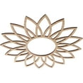 thumbnail image 2 of Ekena Millwork 18"OD x 6 1/4"ID x 3/8"T Daisy Wood Fretwork Pierced Ceiling Medallion, Alder, 2 of 3