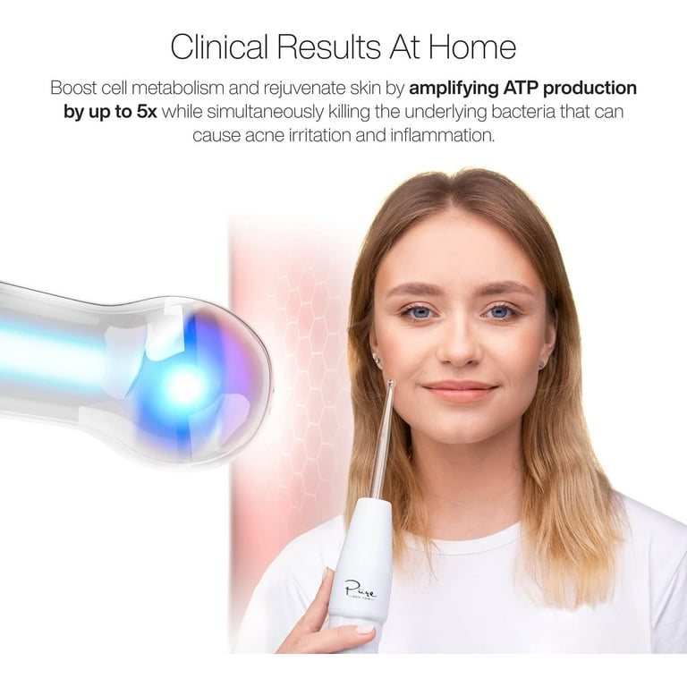 Pure Daily Care NuDerma Skin Therapy Face Wand Acne Treatment Hair