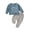 z-260729-1-Blue, variant on SNKSDGM Toddler Boy Clothes 4T-5T 4/July Toddler Boys Girls Long Sleeve Letter Prints Tops and Pants Child Kids 2Pcs Set Outfits 3-6 Months