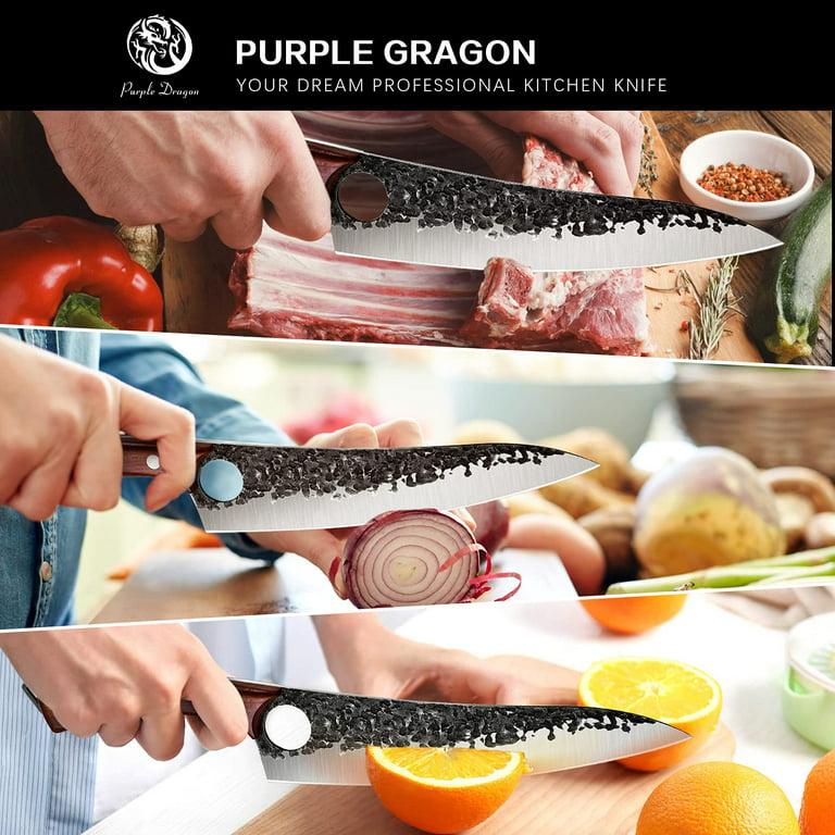 BBQ Dragon 6-Piece Ultimate Steak Knife Set with Full Tang Triple
