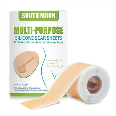 Scar Removal Sheets Silicone Scar Sheets Medical Grade Silicone Scar Strips Fast and Effective Scar Removal Tape Beauty Scar Removal Paste for C-Section Surgery Burn Keloid Acne