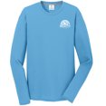 thumbnail image 1 of Gravity Outdoor Co. Chemise à Manches Longues Performance - Aqua - Logo Blanc - m, 1 of 2
