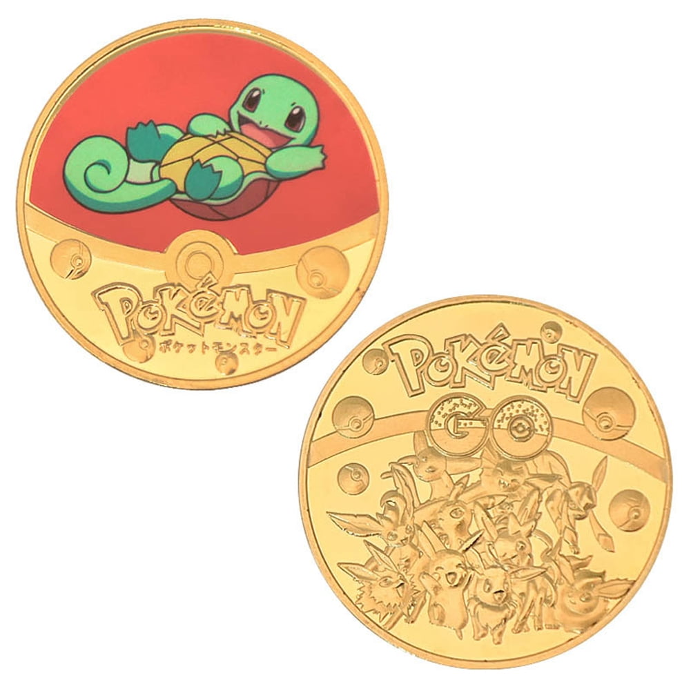 Pokémon Commemorative Coins Anime Pokemon Toys Gold Commemorative Medal  Collection Gift | Walmart Canada