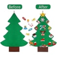 thumbnail image 4 of Colgante del árbol de Navidad JanHm de fieltro DIY con 30 ornamentos del brillo, 4 of 5