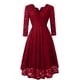 thumbnail image 5 of Honeeladyy Ventas Vestidos de encaje para mujer para fiesta, boda, invitada, vestido de encaje, elegantes vestidos de encaje hasta la rodilla para ocasiones especiales, 5 of 5