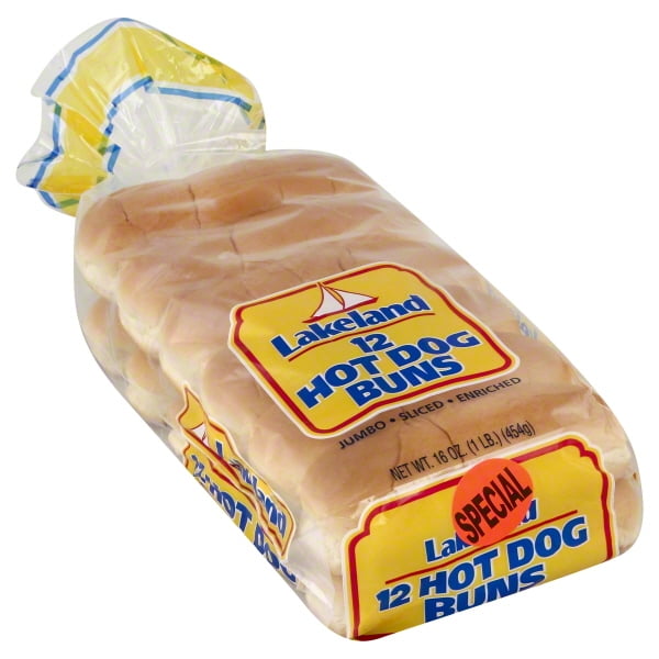 Lakeland Hot Dog Buns, 16 oz