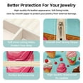 thumbnail image 3 of Ice Cream Travel Portable Square Jewelry Organizer: Necklace Holder, Bracelet Holder, and More for Stylish Girls and Women, 3 of 6