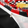 thumbnail image 4 of Castle Fairy Bold Fire Truck Twin Bedding for Kids, Bright Engine Graphic Duvet Cover Set for Modern Room, Red,Black Reversible,2pcs,No Comforter, 4 of 6