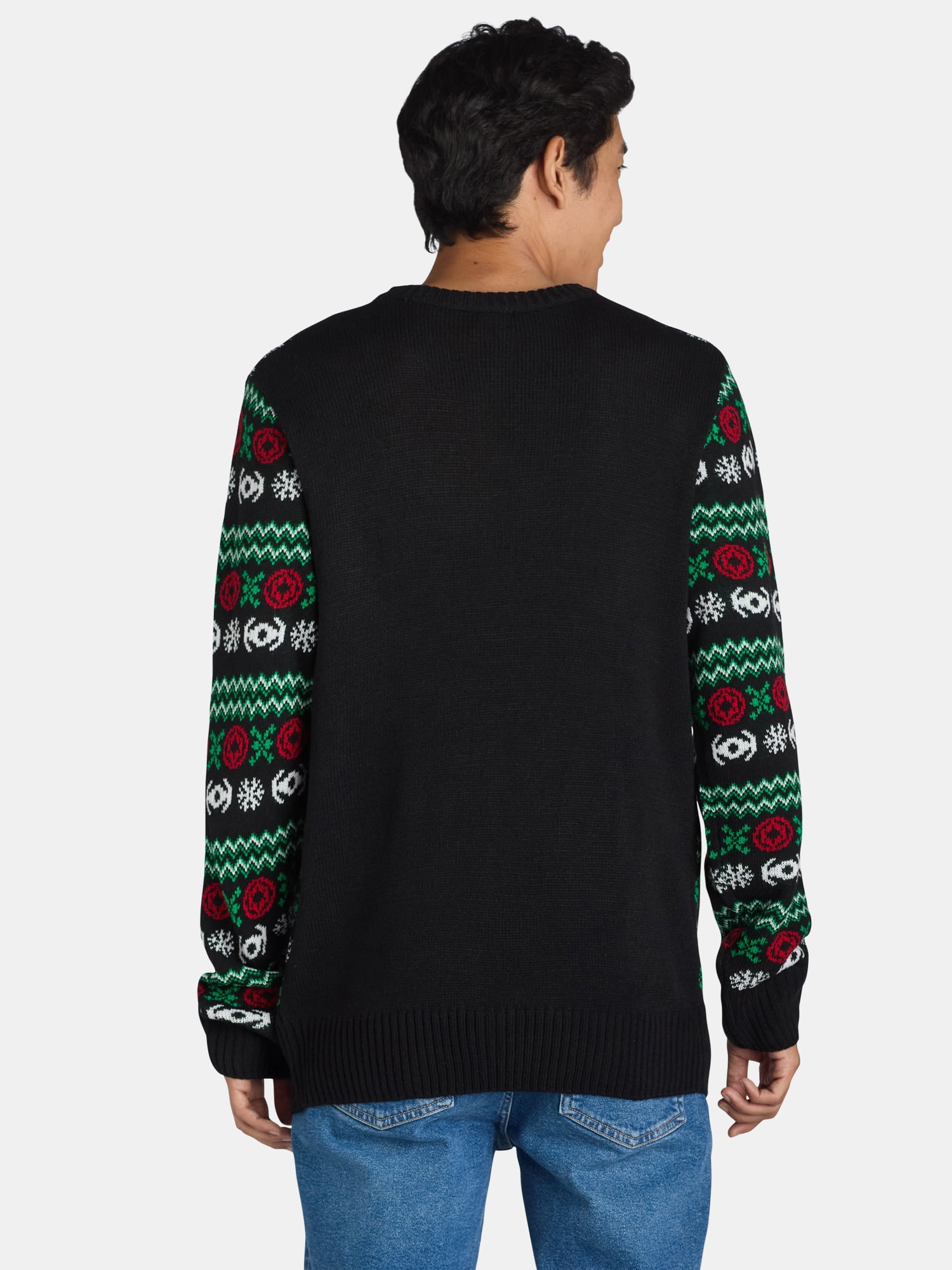 Star Wars Men's & Big Men's Holiday Sweater with Long Sleeves, Sizes S-3XL