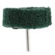 thumbnail image 1 of Rueda abrasiva de pulido de dibujo no tejido con vástago de 6 mm para limpieza de superficies metálicas 60 x 25 x 6 mm verde, 1 of 8