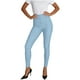 thumbnail image 2 of Pincandy Women's Solid Color Stretch Denim Leggings - 2 Pockets, Skinny Fit, Perfect for Gym, Workout & Daily Casual Wear, 2 of 7