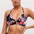thumbnail image 2 of Haut de Bikini Triangle Rehausseur Grande Taille pour Femmes Design Floral Maillot de Bain d'Été, 2 of 3