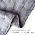 thumbnail image 5 of Kasentex  3-Piece Quilt Set Ultra Soft Microfiber Stone-Washed Lightweight All Season Grey Twin, 5 of 9