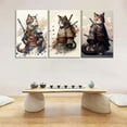 thumbnail image 2 of graffiti animal wallBanksy GraffitiAbstract Canvas Posters Prints Funny Animal Pictures Colorful Monkey Tiger with Fox Headphone Paintings Cartoon Wall Decor for Kids Bedroom, 2 of 6