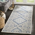 thumbnail image 3 of SAFAVIEH Micro-Loop Jolene Geometric Wool Area Rug, Light Grey/Blue, 8' x 10', 3 of 10