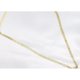 thumbnail image 4 of Cadena marinera de oro delimitada de 14 k con colgante de letra inicial, collar de Aria Jeweler, 4 of 5
