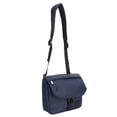 thumbnail image 1 of Bolso bandolera OX PLOUGH para hombre, impermeable, de poliéster y cuero, estilo informal, color azul oscuro, 1 of 14