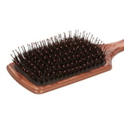 Wet Brush Argan Oil Infused Shine Enhancer, Large Paddle Hairbrush, Traditional Wood, 1 Ct