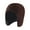 Brown, variant on Mens Womens Warm Fleece Beanie Earflap Winter Hat Outdoor Winter Cap