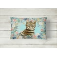 thumbnail image 2 of Carolines Treasures CK3389PW1216 Bengal Spring Flowers Canvas Fabric Decorative Pillow, 2 of 4