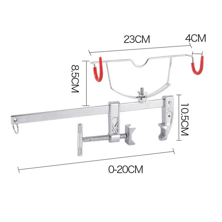 Universal Clamp on Fishing Rod Holder Adjustable Bracket Stand