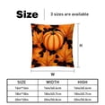 thumbnail image 5 of Maple Ieaf Pumpkin Luxurious Velvet Throw Covers Pillow Inserts - Set of 2 Throw Pillows with Unique Patterns - 16x16, 18x18, 20x20 Inches for Home Decor and Gifts, 5 of 6