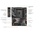 thumbnail image 3 of GIGABYTE Z790 GAMING X AX LGA 1700 Intel Z790 ATX Motherboard with DDR5, M.2, PCIe 5.0, USB 3.2 Gen2X2 Type-C, Intel Wi-Fi 6E, 2.5GbE LAN, Q-Flash Plus, EZ-Latch Plus, 3 of 5