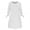 White, variant on Babysbule Summer Women Dresses Women Fashion O-Neck Solid Bow Elegant Straigth Dress Spring Loose Mini Dresses