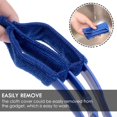thumbnail image 4 of Shutter Cleaning Cloths, 2 Pack Microfiber Window Cleaners Louver Air Conditioner Ventilation Trunk Brush Dust Cleaner Tool, 4 of 5
