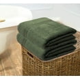 thumbnail image 5 of MALLONI HOME 100% Premium Cotton 2 Pack Oversized Bath Towel Set 28x55 inches, Large Bath Towels, Ultra Absorbant Compact Quickdry & Lightweight Towel, Ideal for Gym Travel Camp Pool - Olive Green, 5 of 7