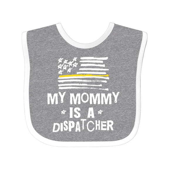 Inktastic Emergency Dispatcher Mommy Boys or Girls Baby Bib