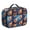 Basketball and Fire, variant on Basketball and Jersey Orange Pattern Insulated Lunch Bag Teens,Bento School Lunch Bag for Teens for Work,Picnic or Travel 10.6x7.7x4.3 Inches,12 Can Capacity