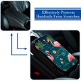 thumbnail image 5 of Flamingo Soft Comfortable Furry Printed Car Armrest Mat Armrest Cover Car Armrest Pad Armrest Accessories 12.5x8.2 Inch, 5 of 6