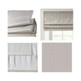 thumbnail image 5 of Dovelina Basketweave Room Darkening Cordless Roman Shade, Taupe, 64" L x 39" W, 5 of 16