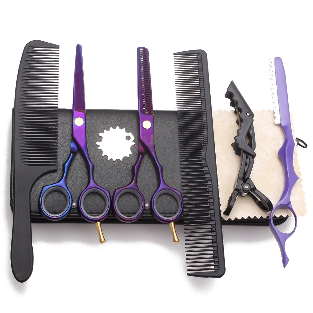 5.5 inch Hair Cutting Scissors Set, Hair Thinning/Texturizing Shears