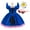 Dress+Glass+Flower Hair Clip, variant on Space Dog Princess Costume Dress for Girls Halloween Cartoon Party Outfit (Ages 3-9)