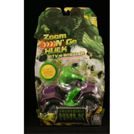 ATV 4-WHEELER * INCREDIBLE HULK * Zoom N' Go Hulk Motorized Vehicle