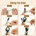 thumbnail image 4 of Cable organizador de cables awrose, cable de datos de silicona, 30 unidades, 4 of 7
