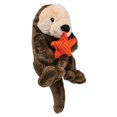 thumbnail image 2 of Tall Tails, Plush Otter w Squeak & Rope Toy - 13", 2 of 3