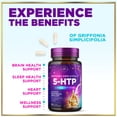 thumbnail image 5 of 5-HTP Supplement - 200mg per Serving - Extra Strength 5HTP from Griffonia Simplicifolia - Supports Restful Sleep, Natural Calm & Brain Health - 5 Hydroxytryptophan - Bottled in USA - 60 Capsules, 5 of 9