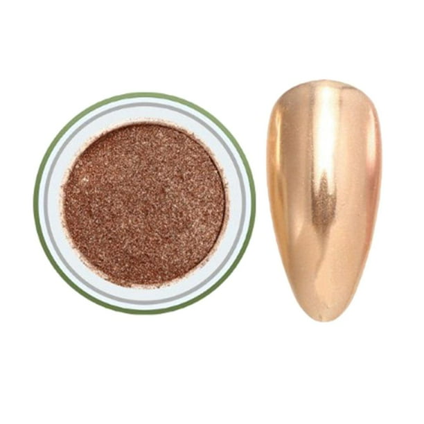 1 caja de brillo de uñas, polvo de espejo, para decoración de uñas, herramientas de 03 Salvador Polvo de brillo de uñas